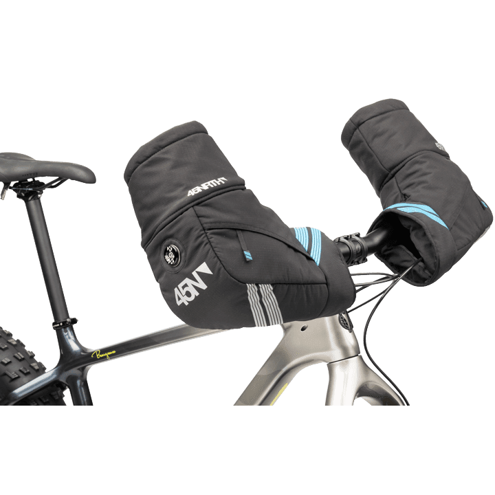 45NRTH Cobrafist Pogies - Flat Bar, Black, One Size