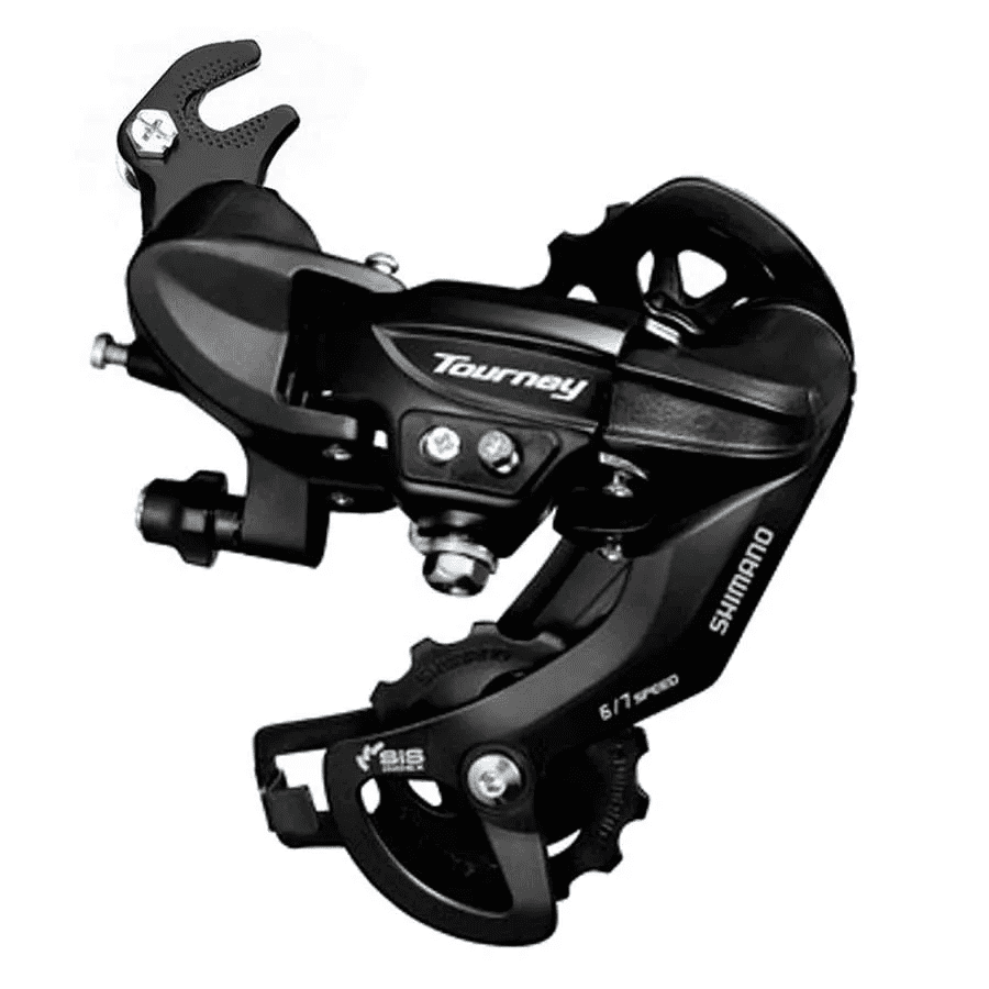 Shimano Tourney RD-TY300-SGS Rear derailleur 6/7sp SGS Black With adapter