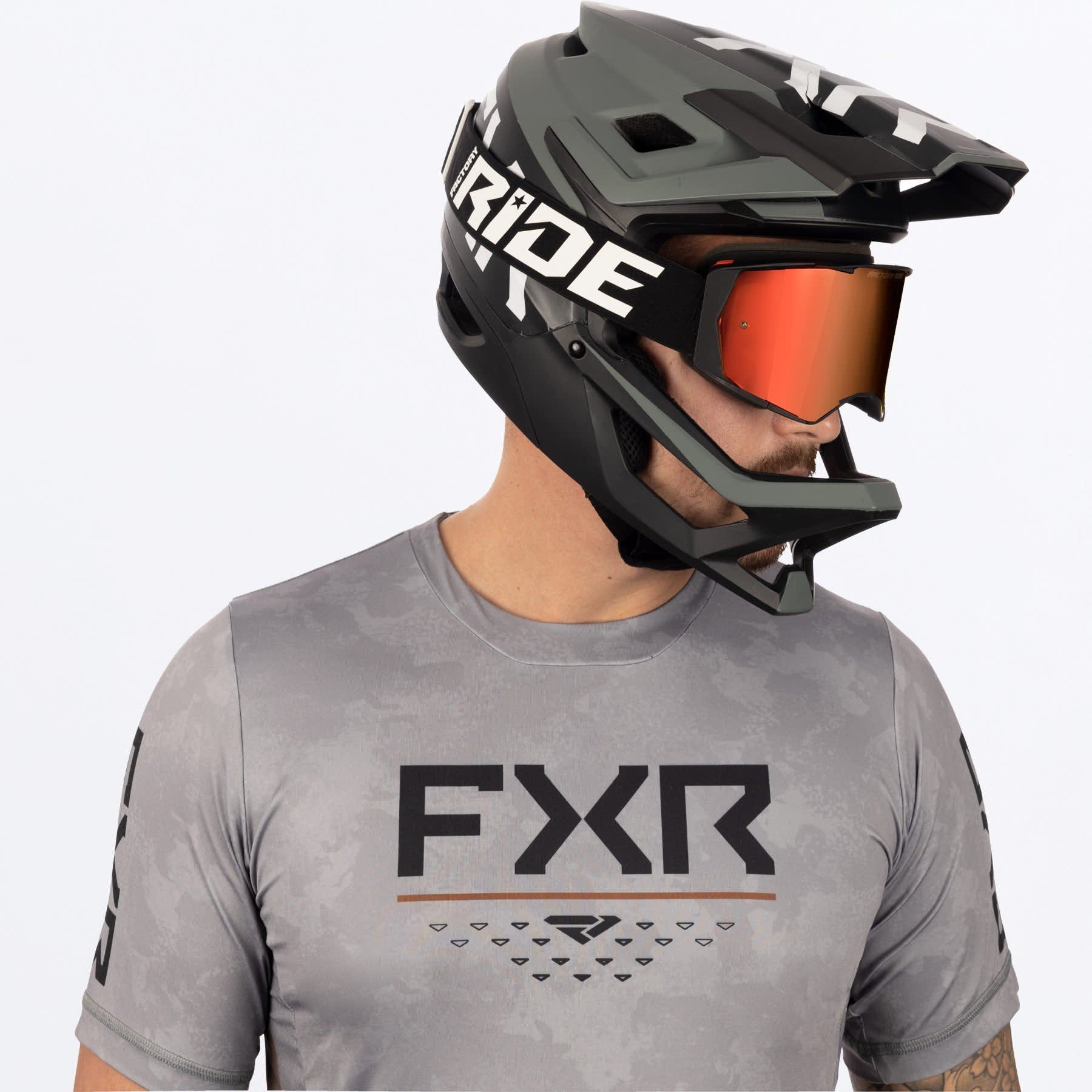 FXR M PROFLEX UPF SS JERSEY - GREY / COPPER - Image 2