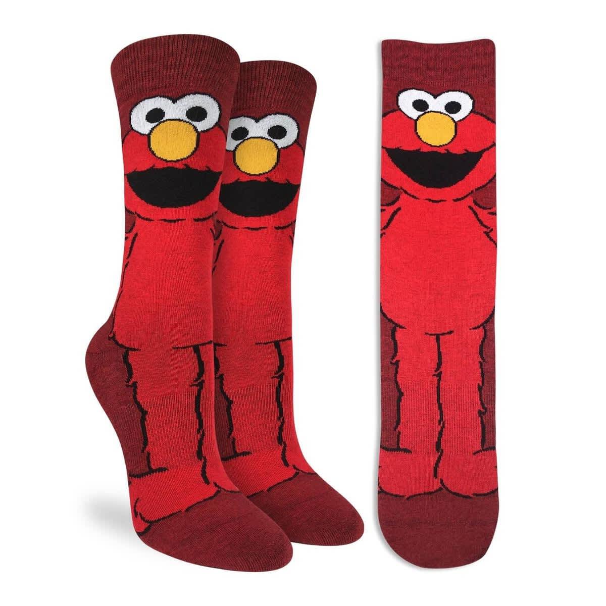 Good Luck Sock Active Fit Sesame Street, Elmo Socks W 5 -9