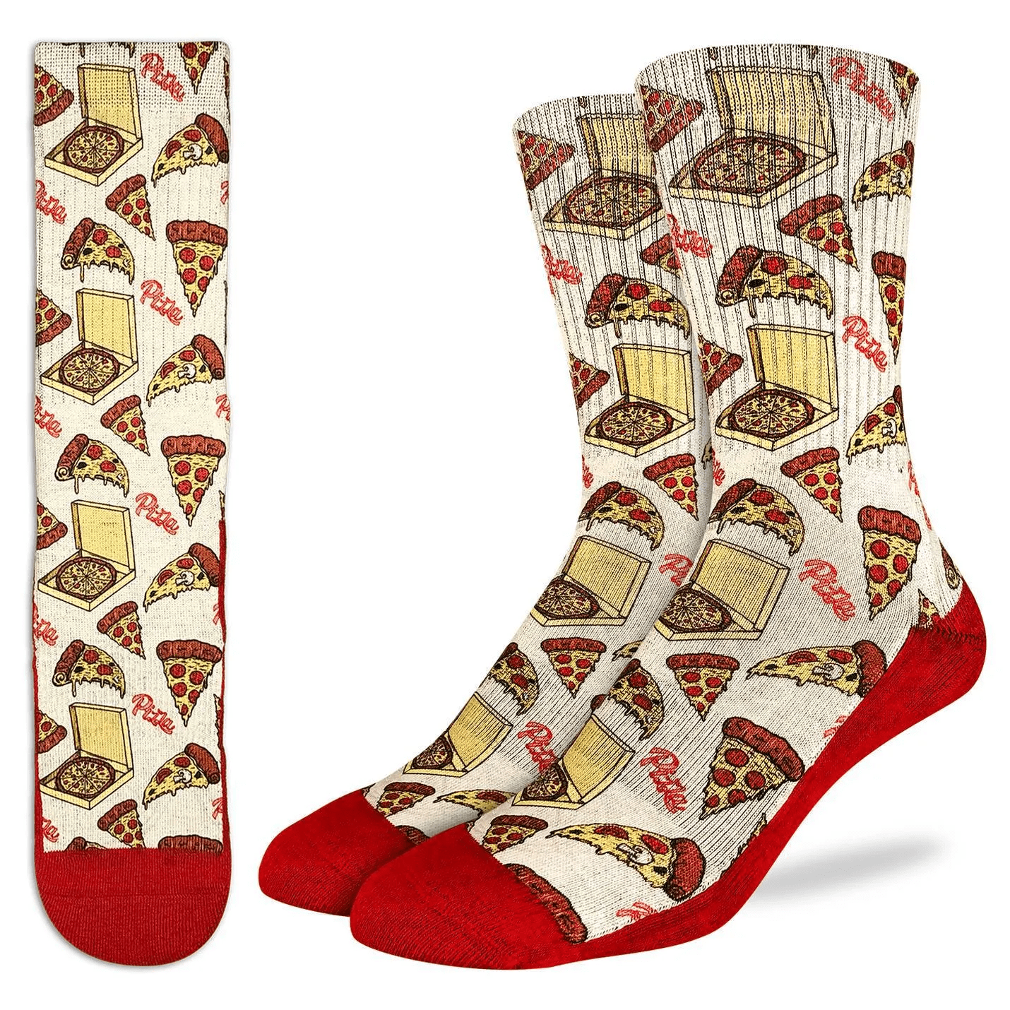 Good Luck Sock Active Fit Pizza Socks M 8 - 13
