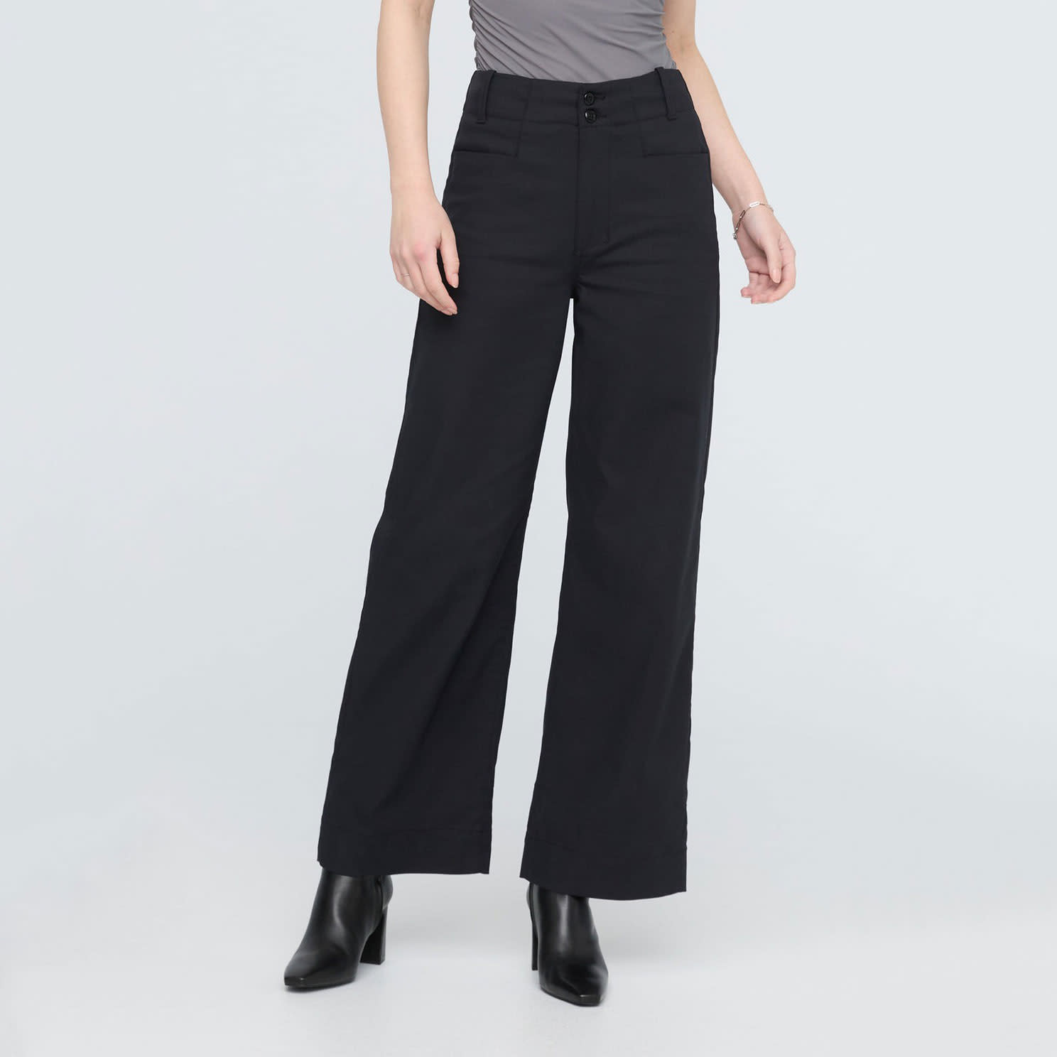 DUER W NuStretch High Rise Trouser Black