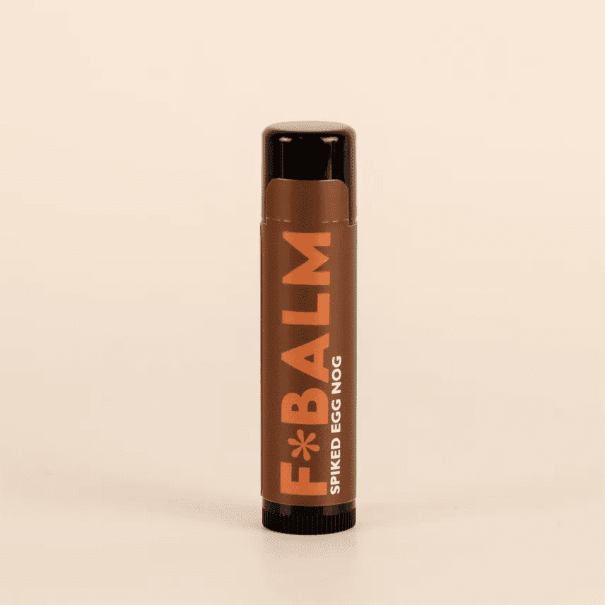 Charleston & Harlow F*BALM HOLIDAY Spiked Egg Nog Lip Balm
