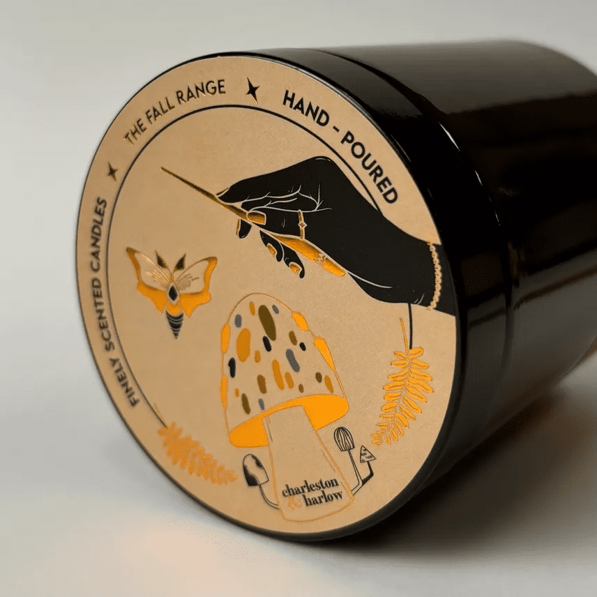 Charleston & Harlow FALL Autumn Crisp - Apple, Candied Pecans + Oats Soy Candle - Image 2