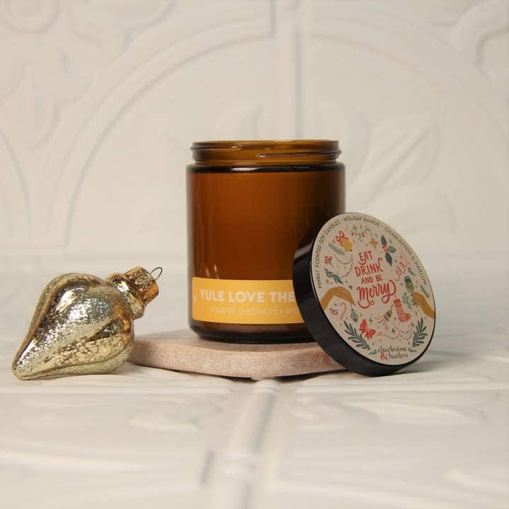 Charleston & Harlow Holiday Yule Love These Nuts Soy Candle - Image 2