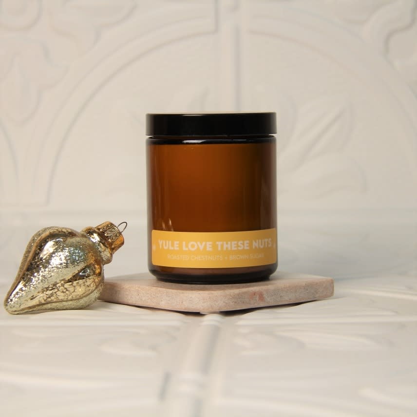 Charleston & Harlow Holiday Yule Love These Nuts Soy Candle