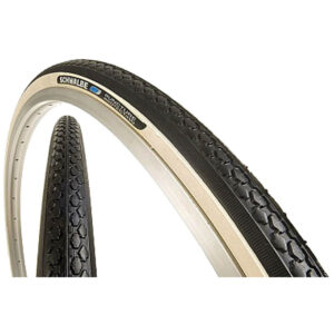 Schwalbe HS159 Puncture Protectin, 26 x 1.5 1-3/8 (650STD), Wire, SBC, Clincher, KevlarGuard, 50TPI, 35-65PSI, Black/White walls