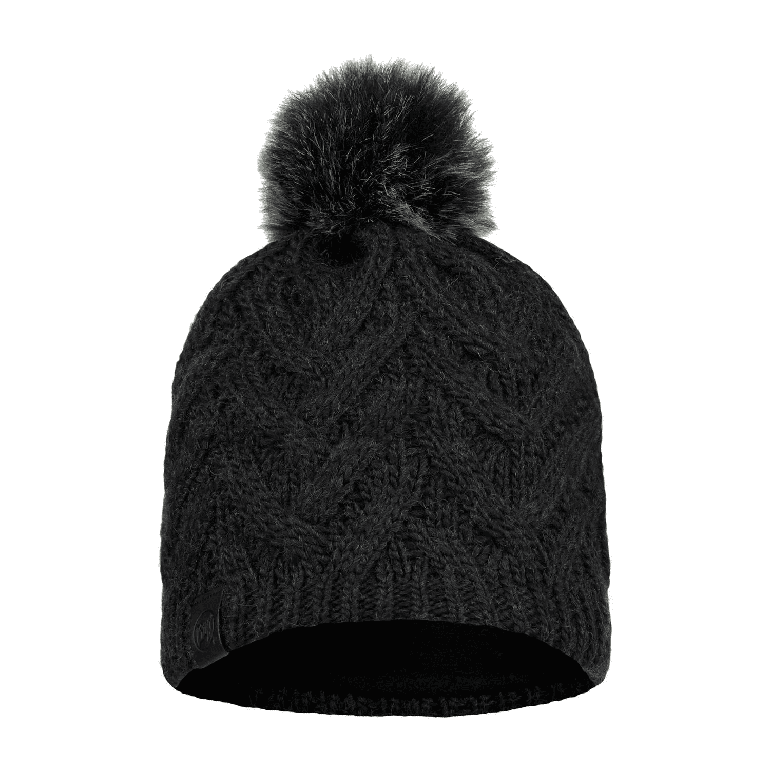BUFF KNITTED & FLEECE BEANIE CARYN GRAPHITE