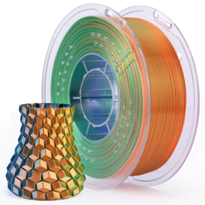 ELEGOO Silk PLA Filament 1.75mm 1KG - Blue / Green / Orange