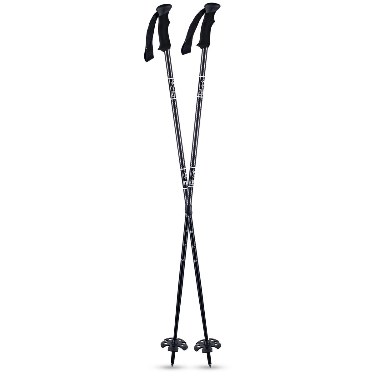 TUBBS 2 Piece Walking Poles BLACK