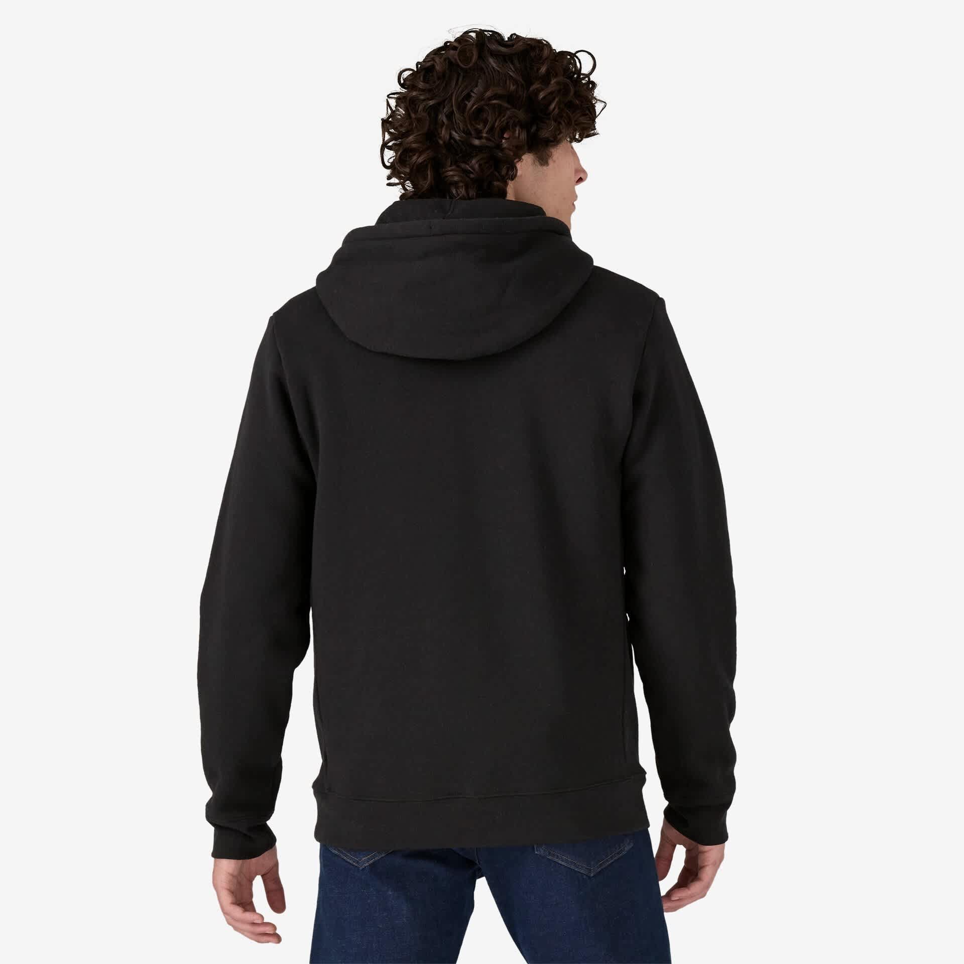 Patagonia P-6 Logo Uprisal Hoody Black - Image 2