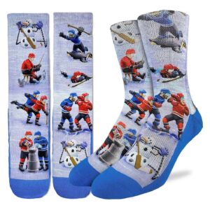 Good Luck Sock Crazy Hockey Socks Mens 8-13