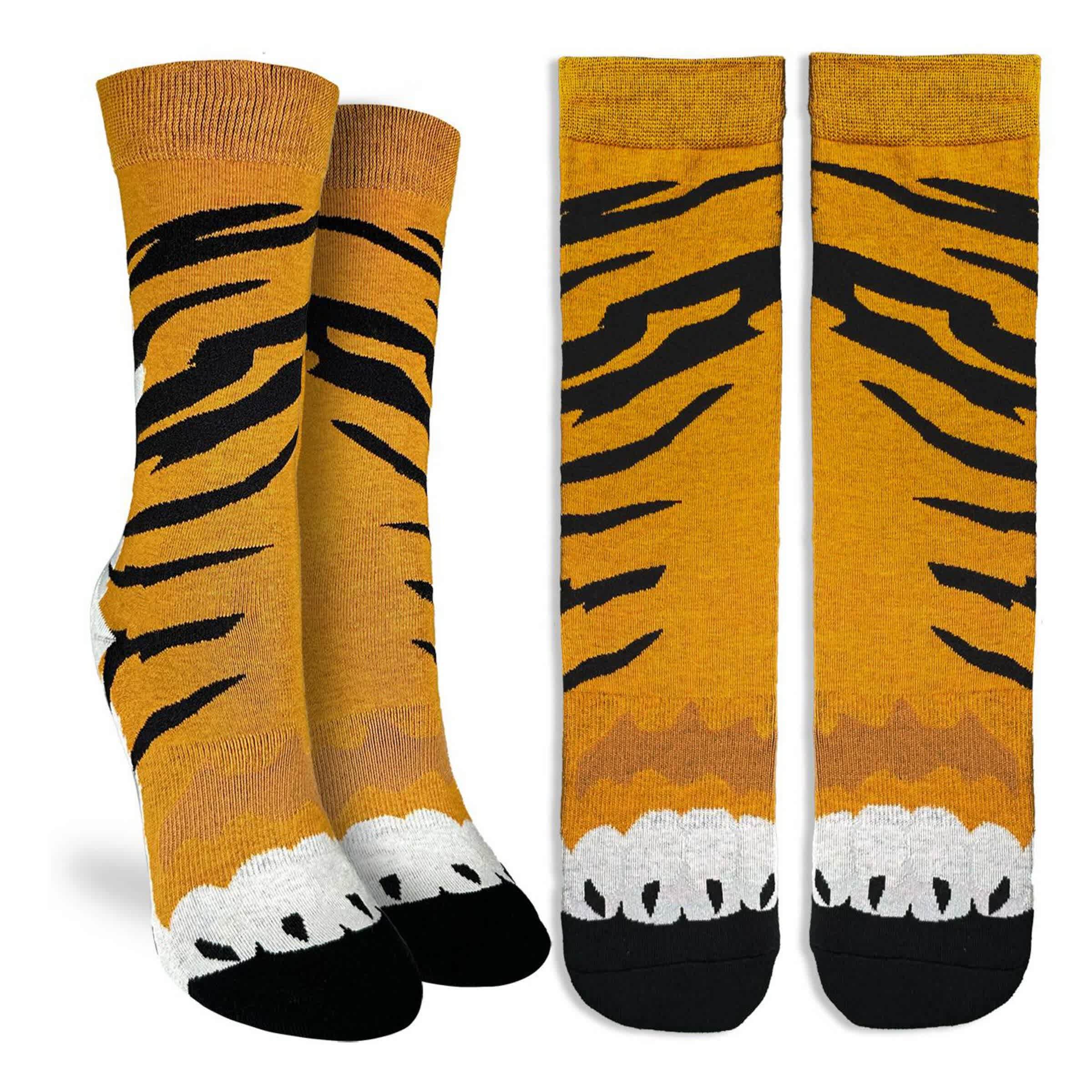 Good Luck Sock Tiger Feet Socks Womens 5-14