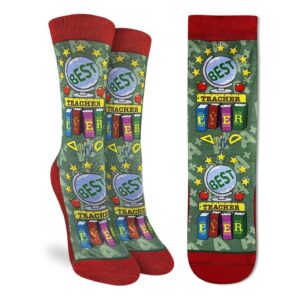Good Luck Sock Best Teacher Ever Socks Womens 5-13