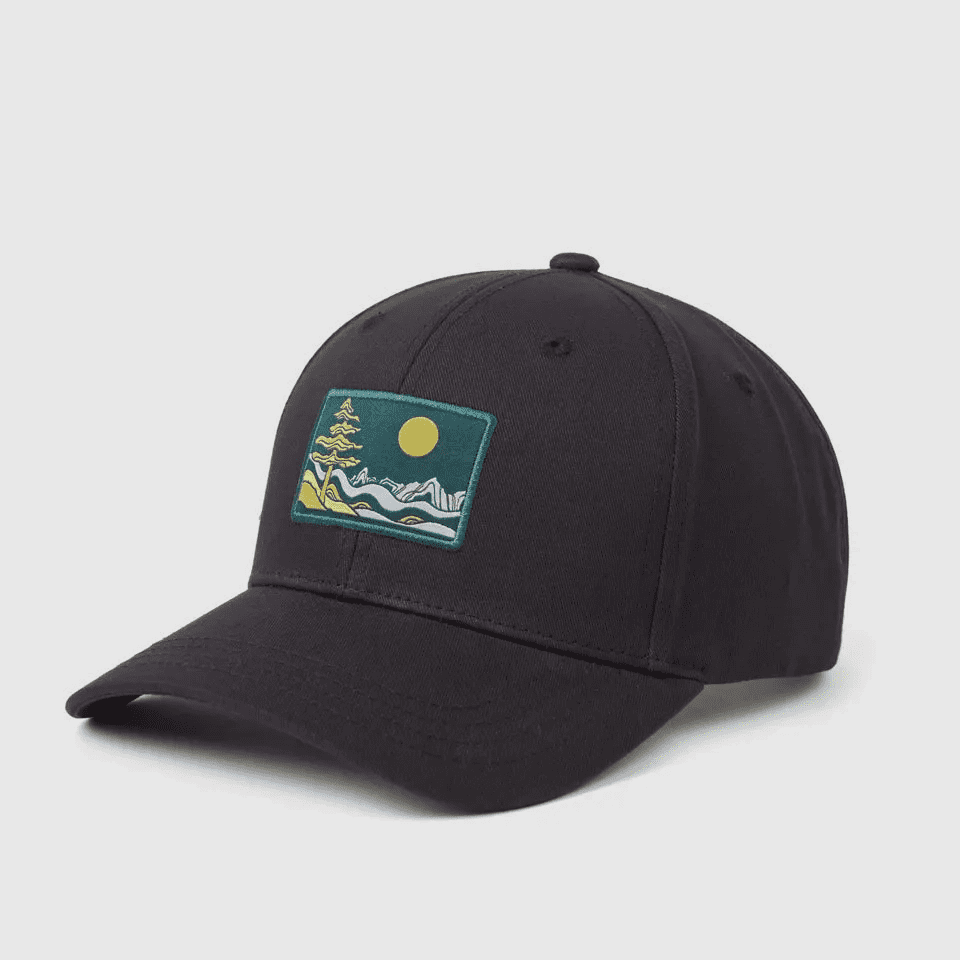 tentree Emerald Edge Elevation Hat Meteorite/Bistro Green