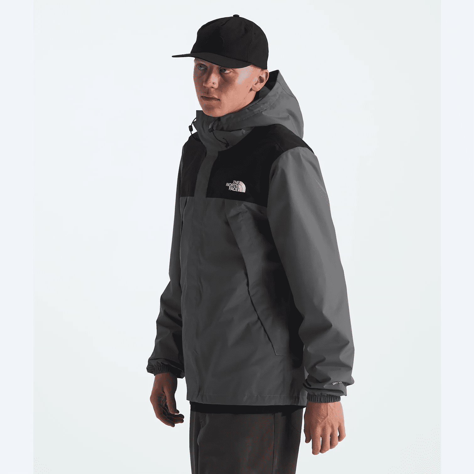 The North Face M Antora Jacket Smoked/Black - Image 3