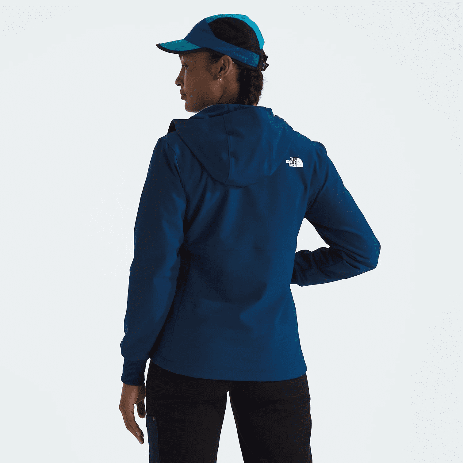 TNF W Shelbe Raschel Hoodie Estate Blue - Image 3