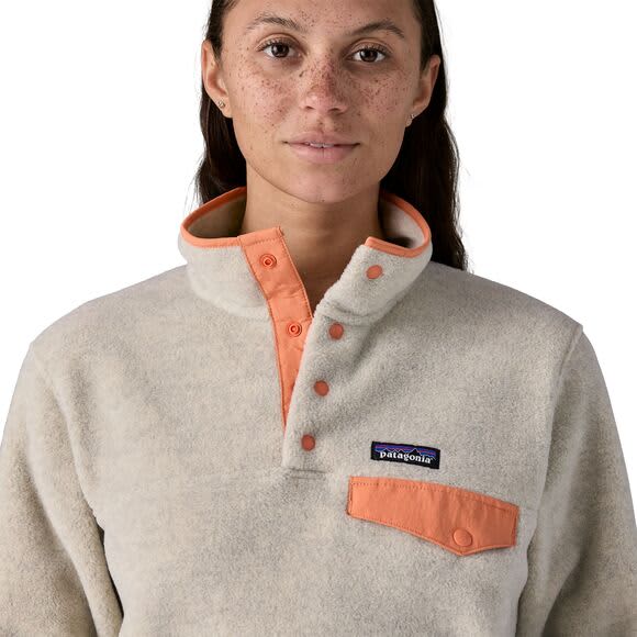 Patagonia W LW Synch Snap-T P/O Oatmeal /Peach - Image 5