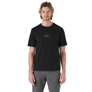 Patagonia M Berm Logo Responsibili-Tee Black