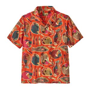 Patagonia M Tidal Threads Camp Shirt Wrasse: Pollinator