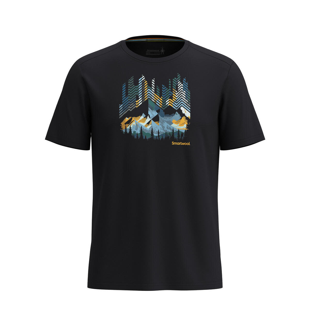 Smartwool Vital Peaks Active Tee Black - Image 2