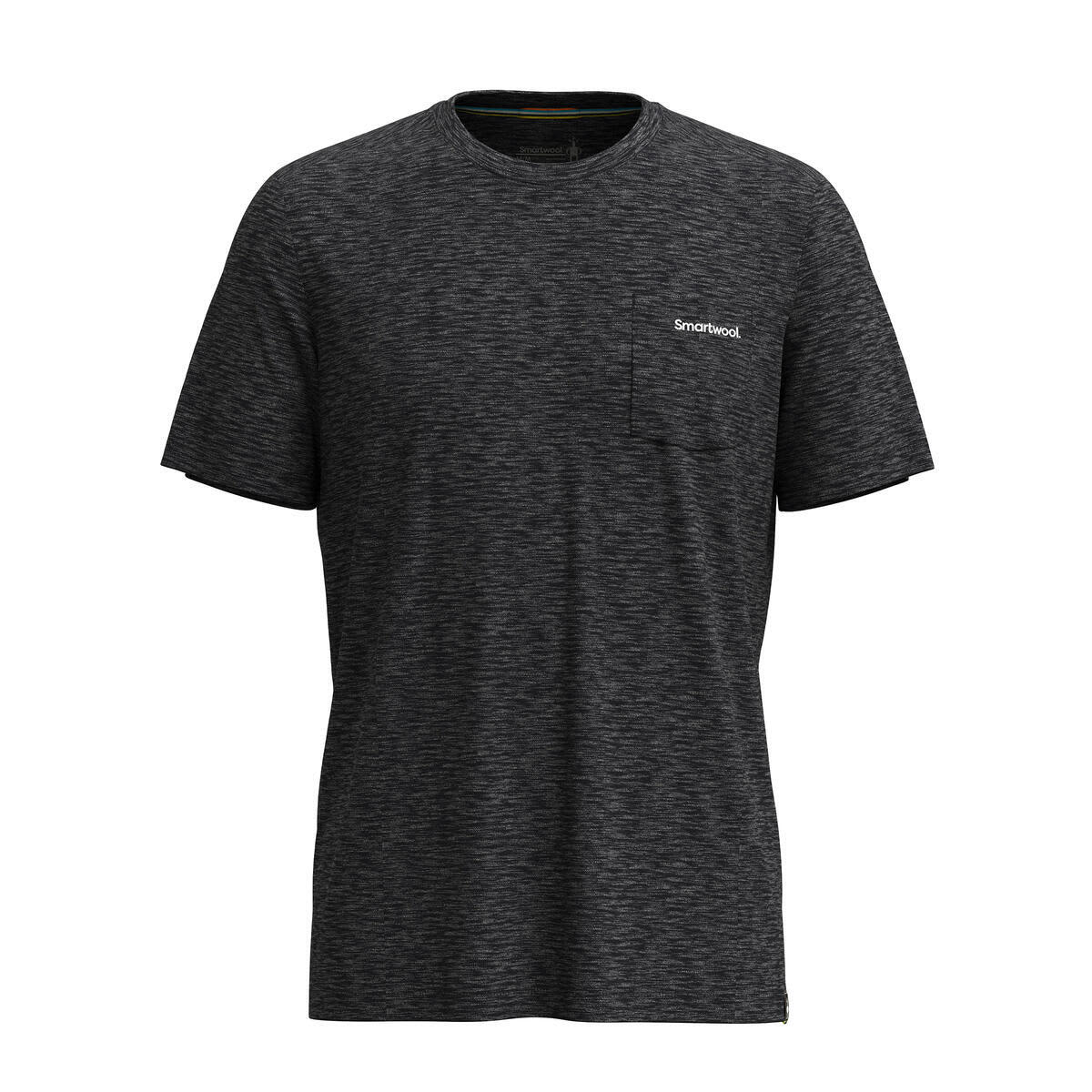 Smartwool Bear Trail Merino Hemp Tee Black Hthr - Image 3
