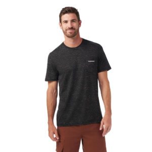 Smartwool Bear Trail Merino Hemp Tee Black Hthr