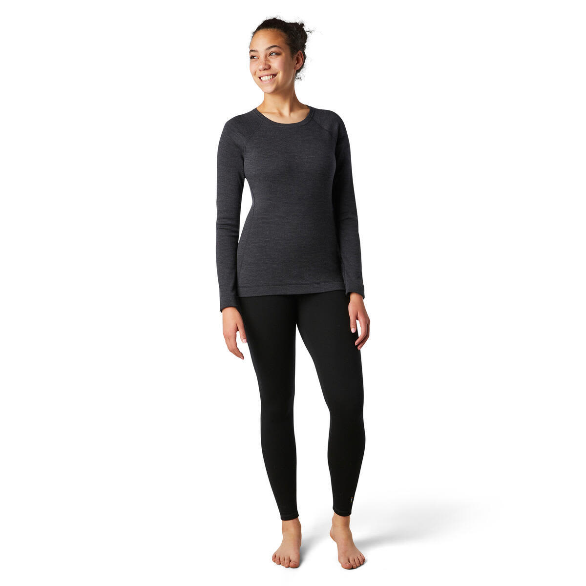 Smartwool W Thermal Merino Baselayer Crew Charcoal