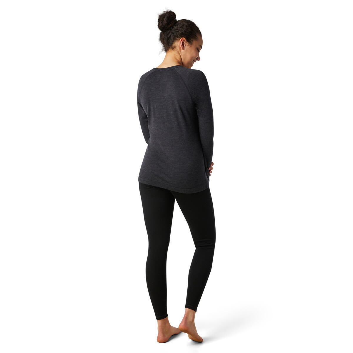 Smartwool W Thermal Merino Baselayer Crew Charcoal - Image 2
