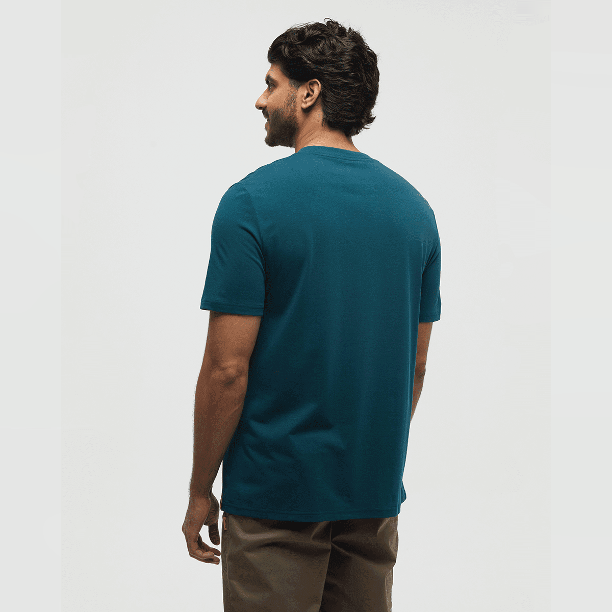 tentree M Cloudy Forest Ten Tee Jasper/Oasis - Image 2