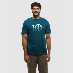 tentree M Cloudy Forest Ten Tee Jasper/Oasis