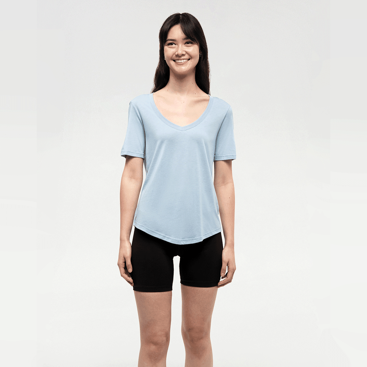 tentree W Brackley Tee Blue Haze