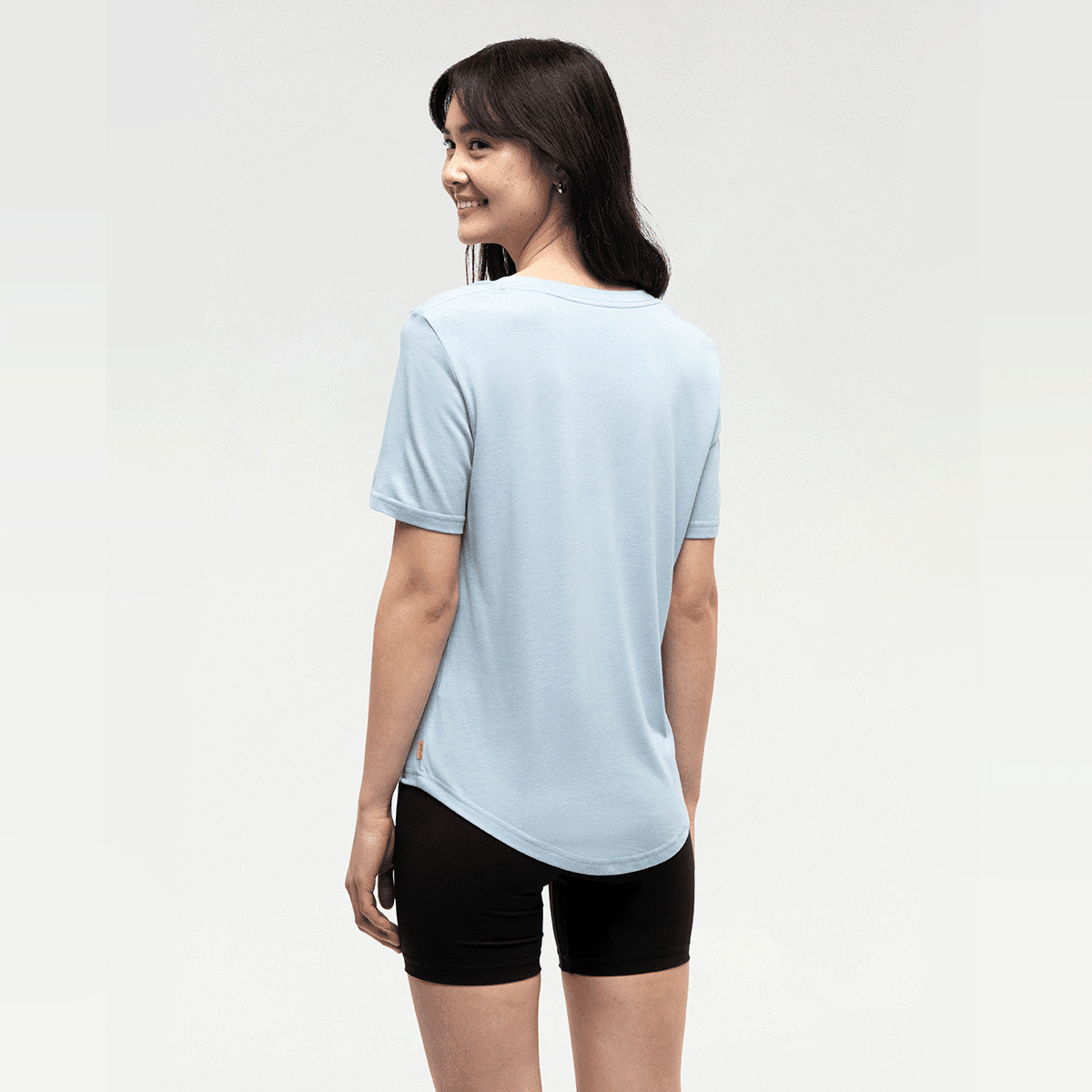 tentree W Brackley Tee Blue Haze - Image 2