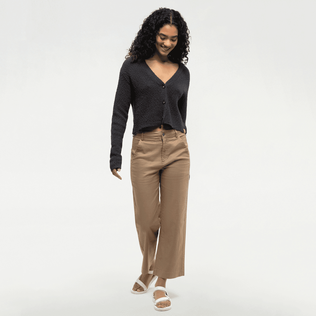 tentree W Slocan Pant Khaki - Image 4