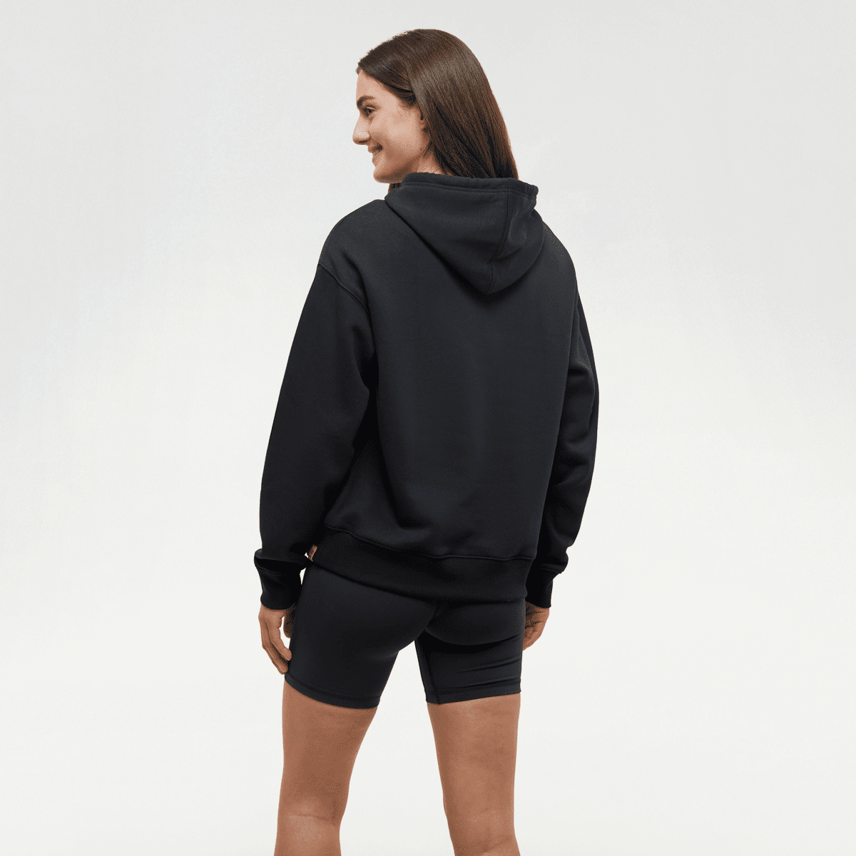 tentree W Restoration Woodblock Hoodie Meteorite/Lime - Image 2