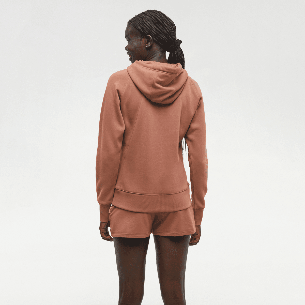 tentree W Elm Zip Hoodie Clay Tile - Image 2