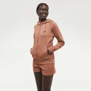 tentree W Elm Zip Hoodie Clay Tile