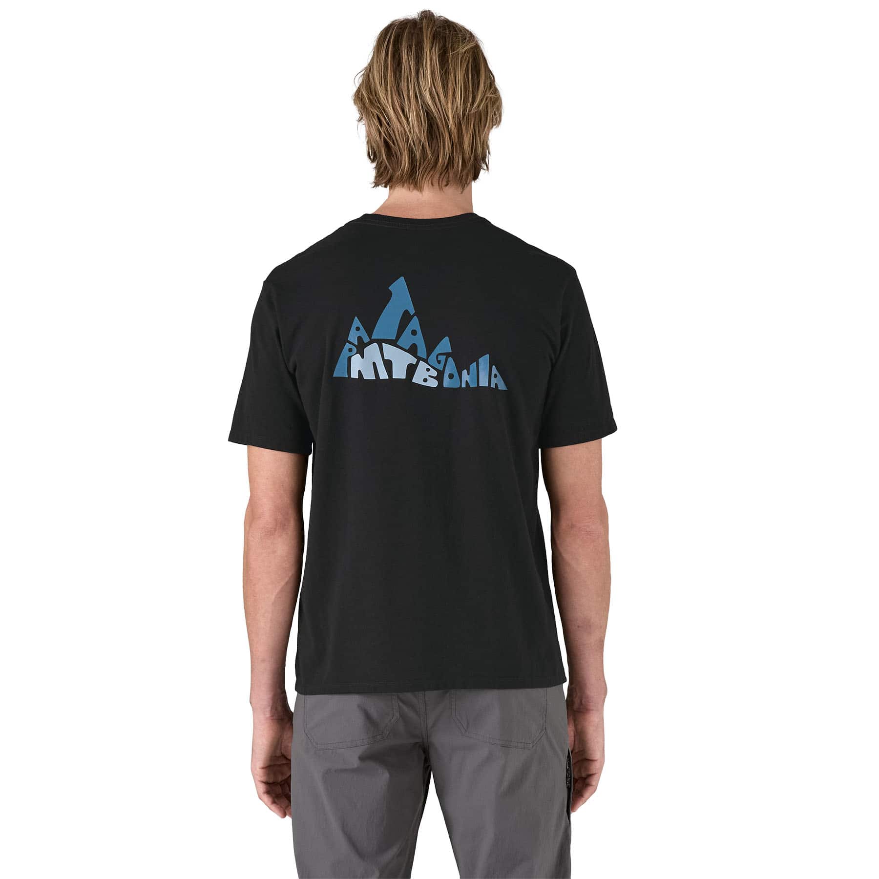 Patagonia M Berm Logo Responsibili-Tee Black - Image 2