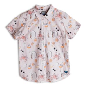 KAVU W Girl Party Shirt -Crabs n Cocktails