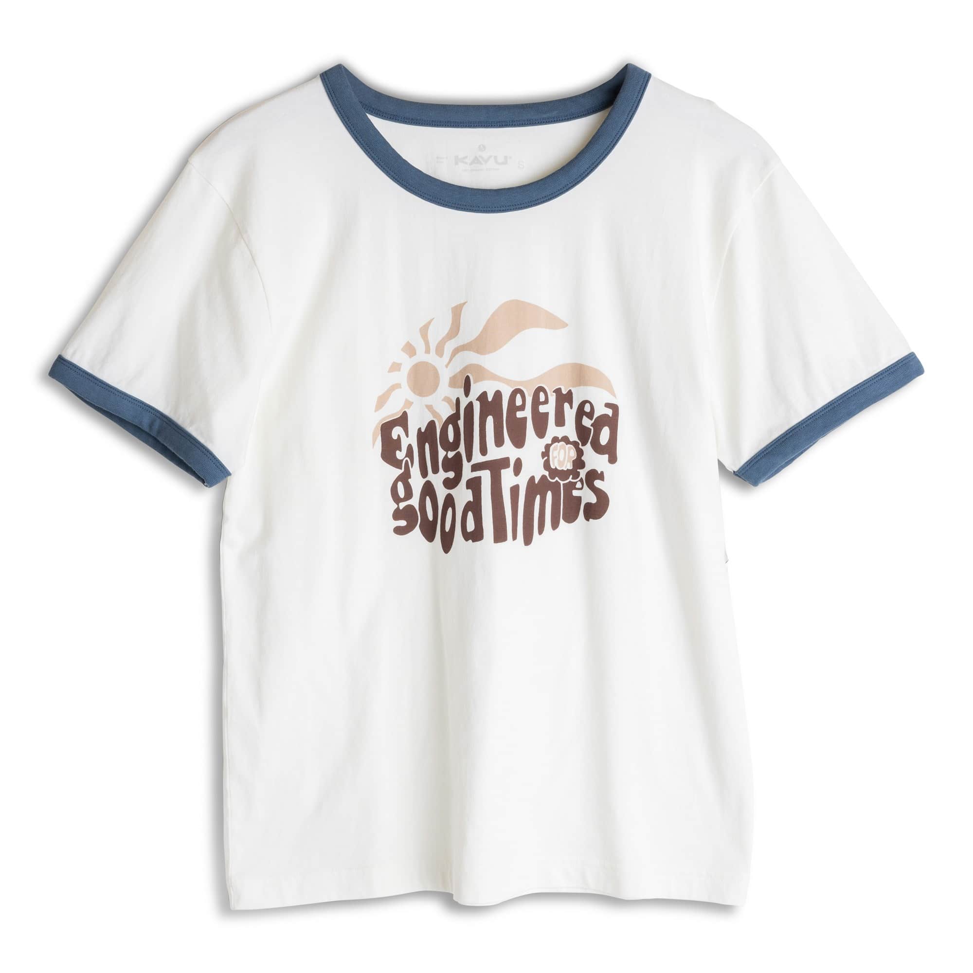 KAVU W High Spirits Shirt -Off White