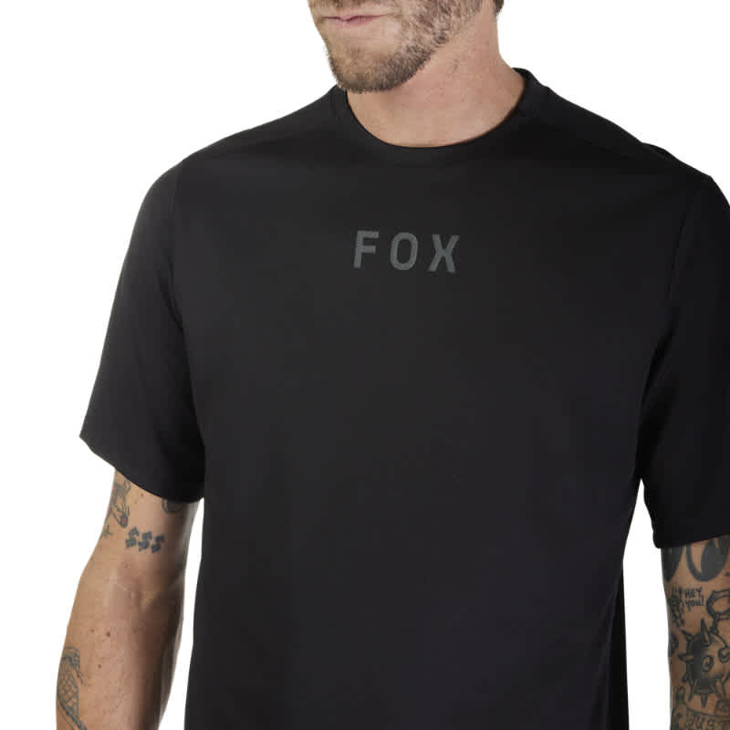 FOX RANGER SS JERSEY WORDMARK Black - Image 3