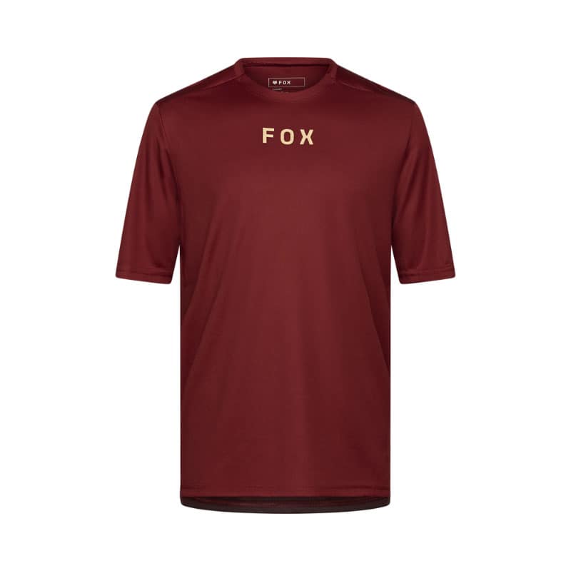 FOX RANGER SS JERSEY WORDMARK Rust