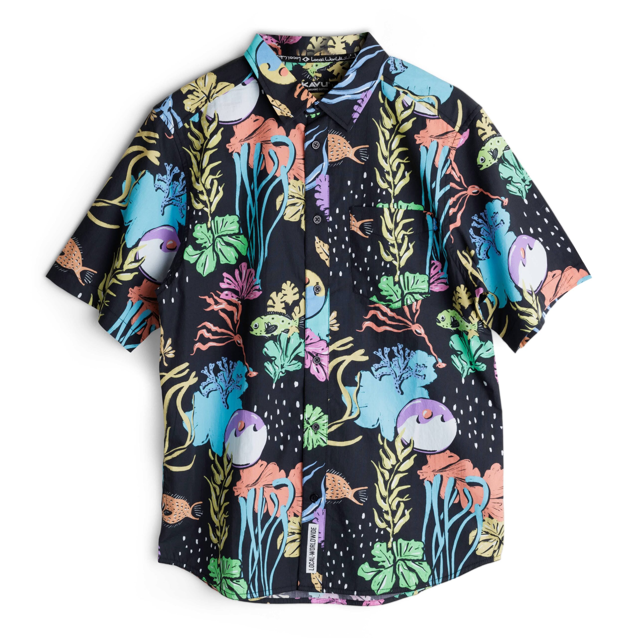KAVU M Festaruski Shirt -Sea Salad