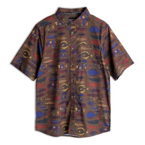 KAVU M River Wrangler Shirt -Fish Tessellate