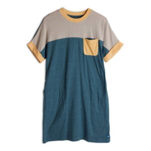 KAVU W Cut Back Dress -Forest Retreat