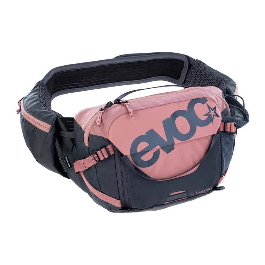Evoc Hip Pack Pro 3 + 1.5L Bladder Dusty Pink/Carbon Grey