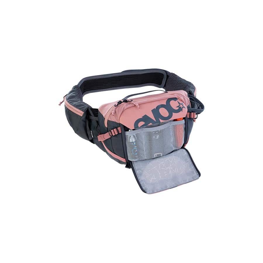 Evoc Hip Pack Pro 3 + 1.5L Bladder Dusty Pink/Carbon Grey - Image 3