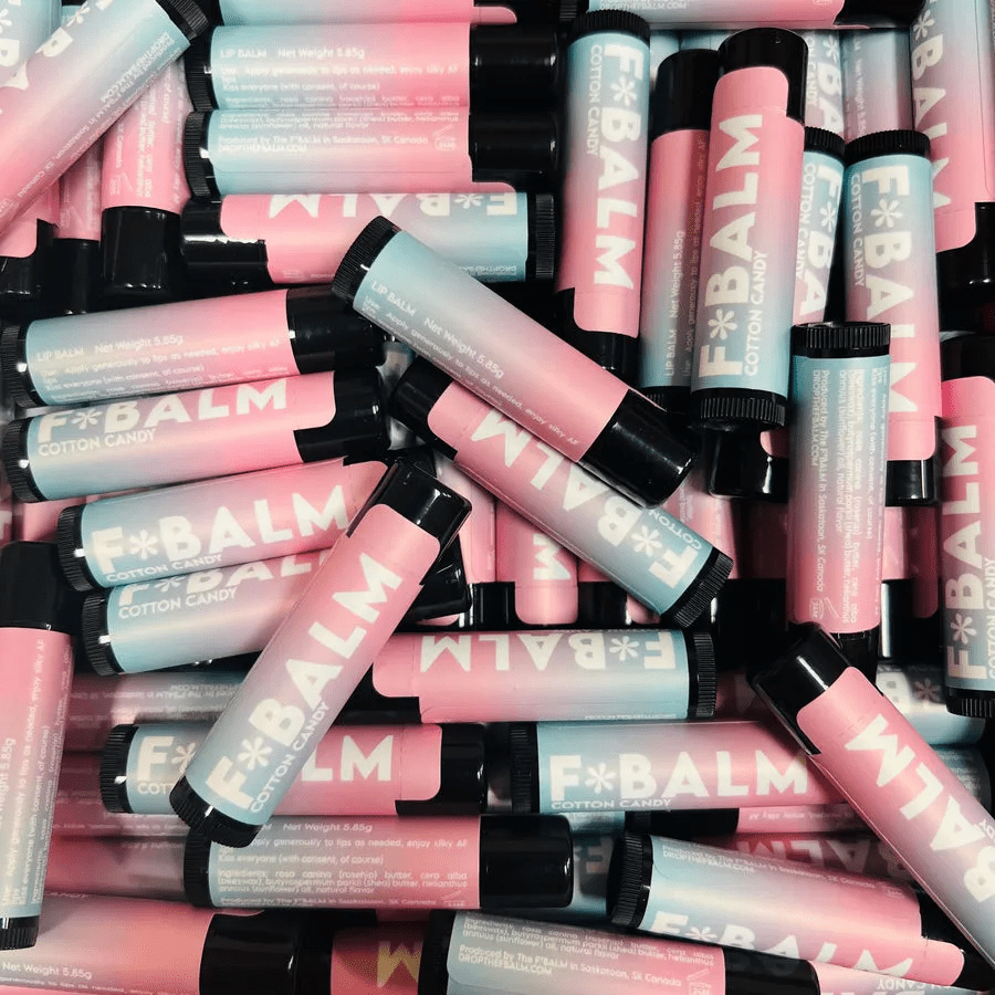 Charleston & Harlow F*BALM NOSTALGIA Cotton Candy Lip Balm - Image 2