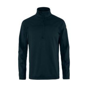 Fjallraven M Abisko Lite Fleece Half Zip - Dark Navy