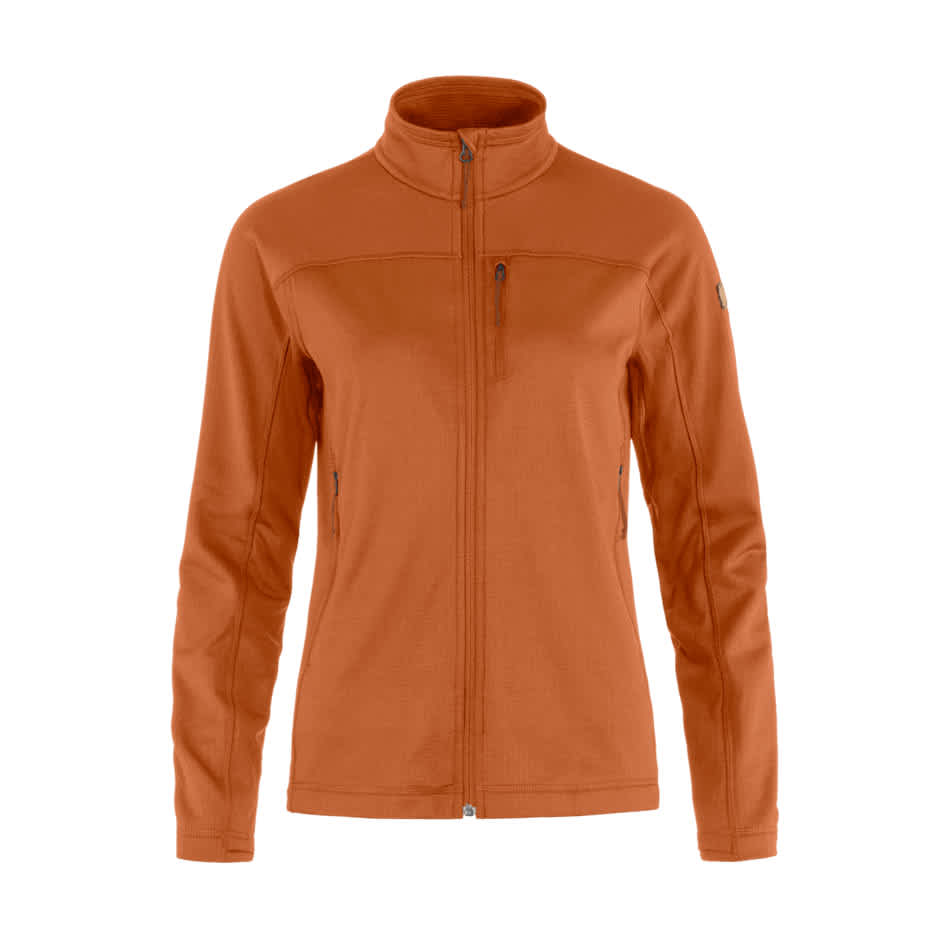 Fjallraven W Abisko Lite Fleece Jacket - Terracotta